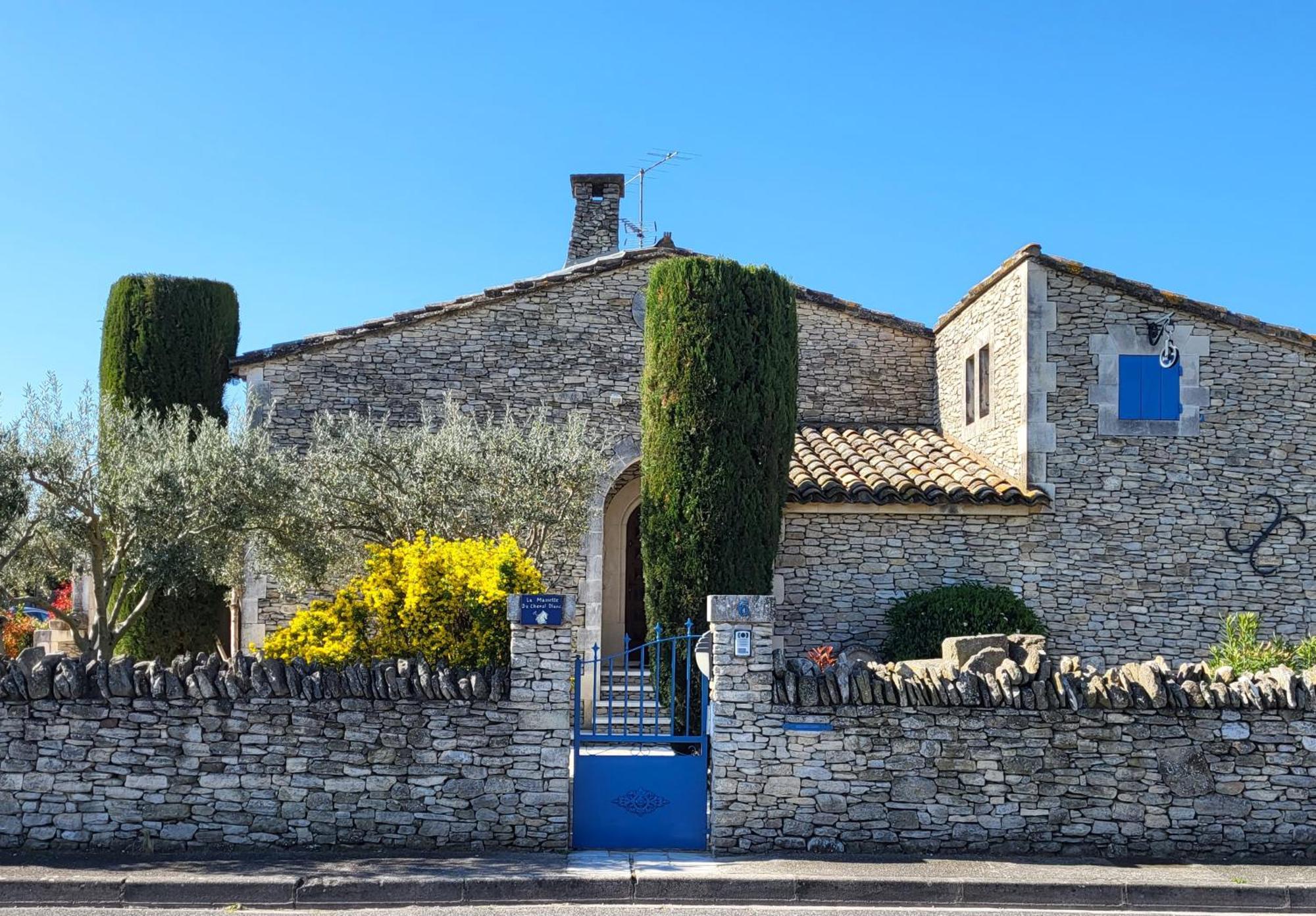 "La Massette Du Cheval Blanc" Villa De Caractere En Pierre LʼIsle-sur-la-Sorgue Exteriör bild