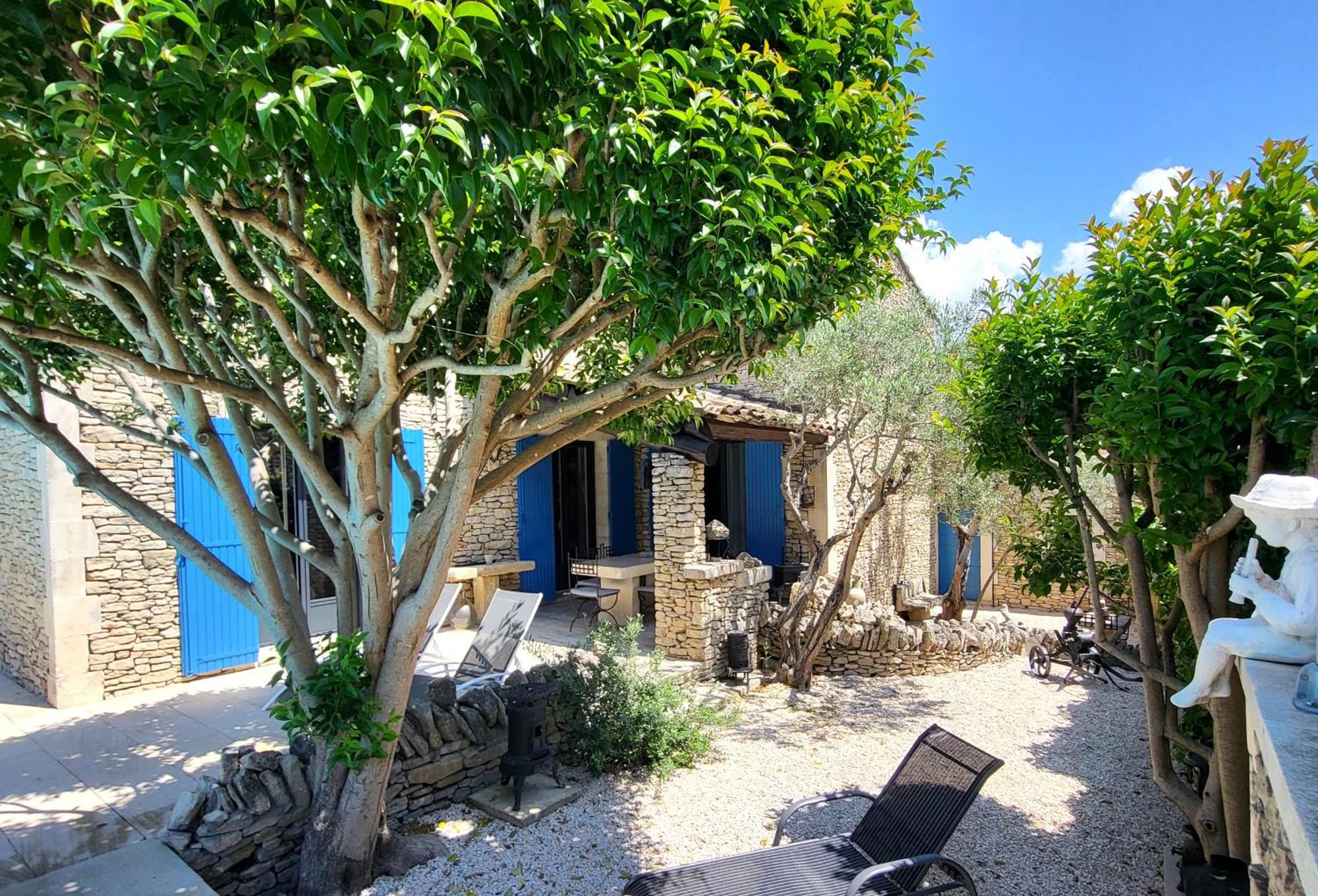 "La Massette Du Cheval Blanc" Villa De Caractere En Pierre LʼIsle-sur-la-Sorgue Exteriör bild