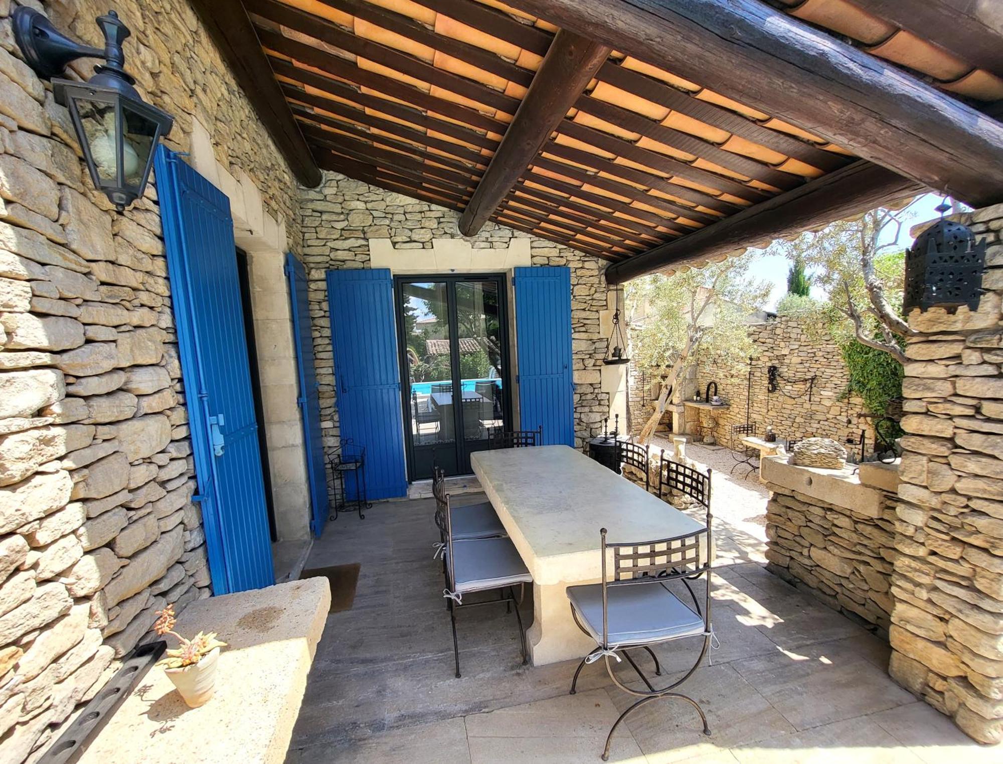 "La Massette Du Cheval Blanc" Villa De Caractere En Pierre LʼIsle-sur-la-Sorgue Exteriör bild