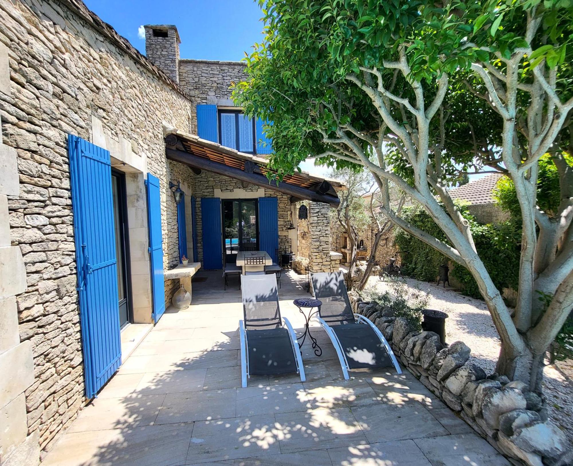 "La Massette Du Cheval Blanc" Villa De Caractere En Pierre LʼIsle-sur-la-Sorgue Exteriör bild